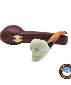 Royal Meerschaum Skull Pipe