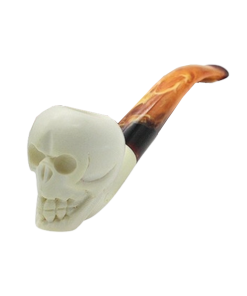 Royal Meerschaum Skull Pipe