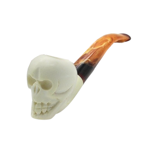 Royal Meerschaum Skull Pipe