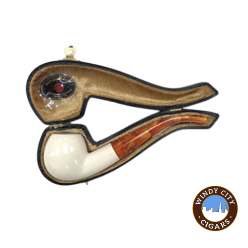 Servi Meerschaum 100 Apple Bent Smooth Pipe