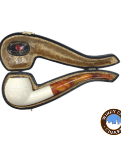 Servi Meerschaum 100 Bulldog Bent Smooth Pipe