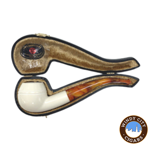 Servi Meerschaum 100 Bulldog Bent Smooth Pipe