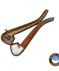 Servi Meerschaum 100 Churchwarden Dublin Bent Smooth Pipe