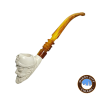 Servi Meerschaum 100 Churchwarden Pirate Pipe