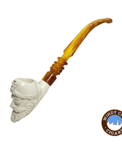 Servi Meerschaum 100 Churchwarden Pirate Pipe