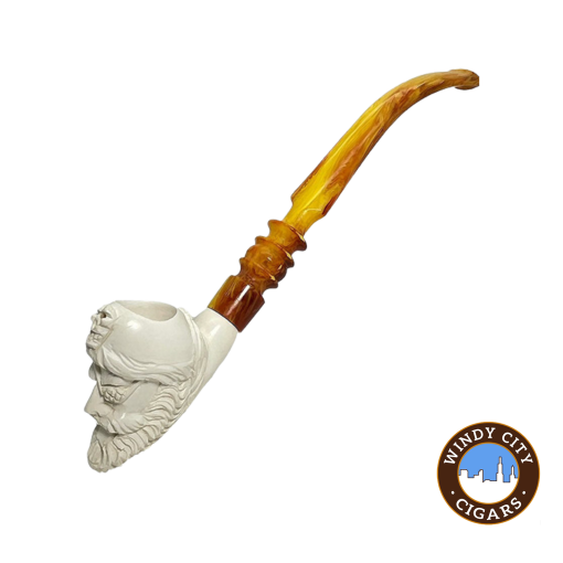 Servi Meerschaum 100 Churchwarden Pirate Pipe