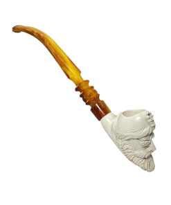 Servi Meerschaum 100 Churchwarden Pirate Pipe