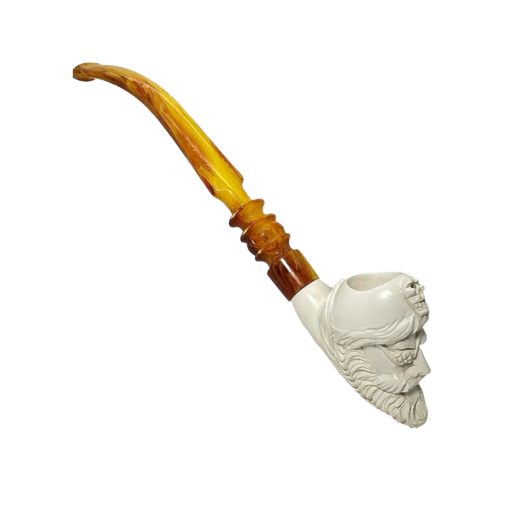 Servi Meerschaum 100 Churchwarden Pirate Pipe