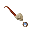 Servi Meerschaum 100 Churchwarden Skull Pipe