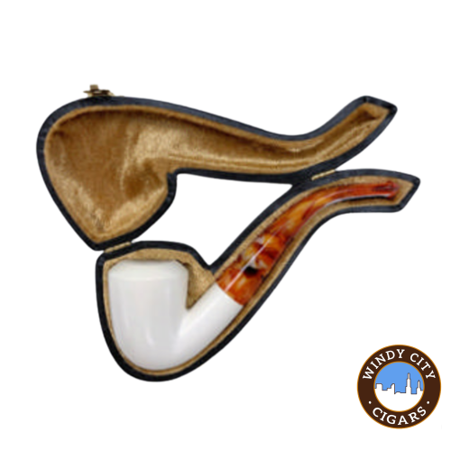 Servi Meerschaum 100 Dublin Bent Smooth Pipe