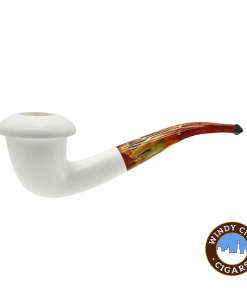 Servi Meerschaum 200 Calabas Bent Smooth Pipe