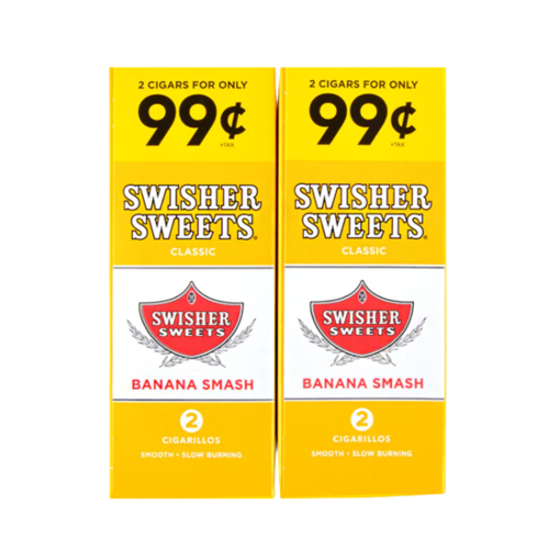 Swisher Sweets Cigarillos 2 for 99c - Banana Smash