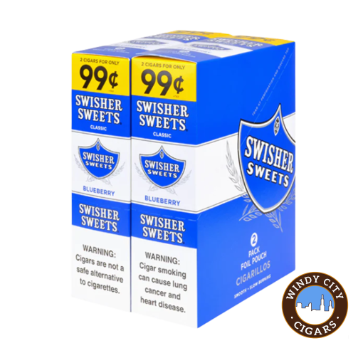 Swisher Sweets Cigarillos 2 for 99c - Blueberry1