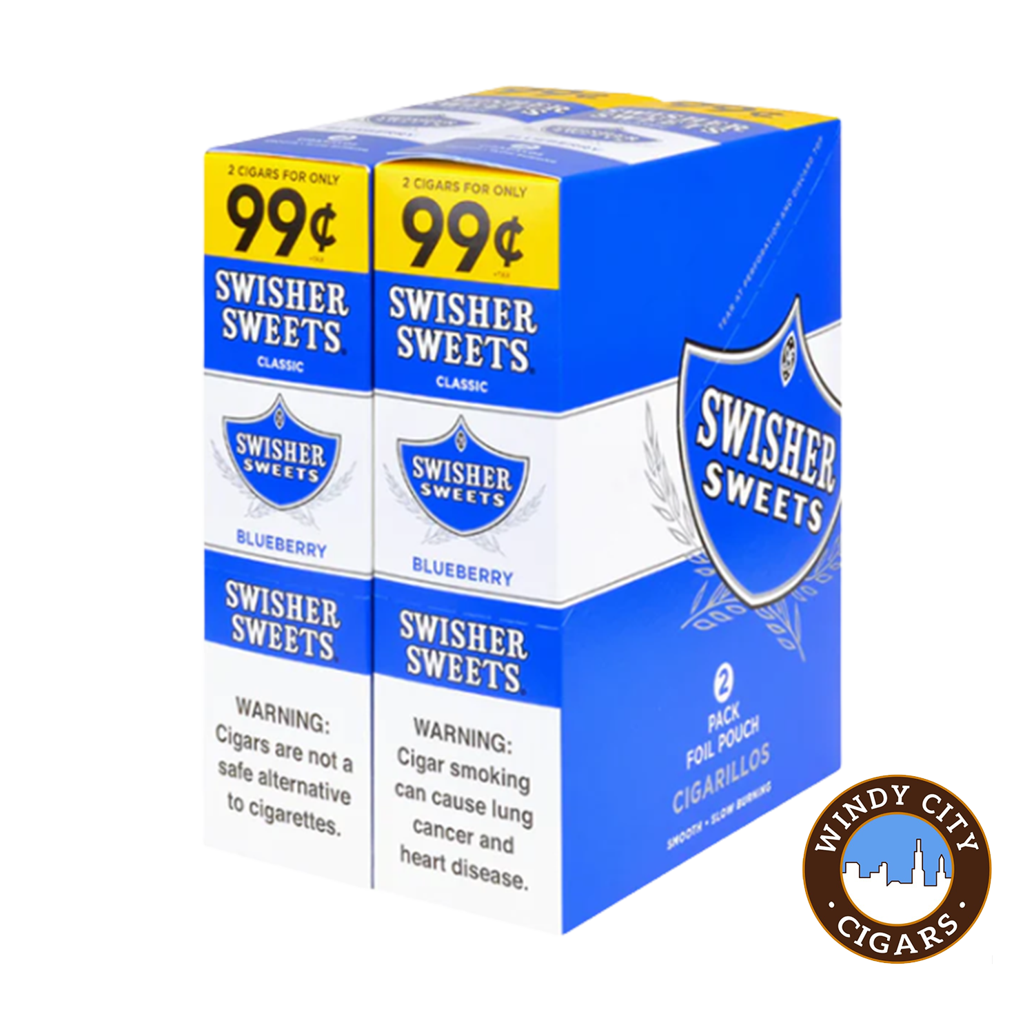 Swisher Sweets Cigarillos 2 for 99c - Blueberry1