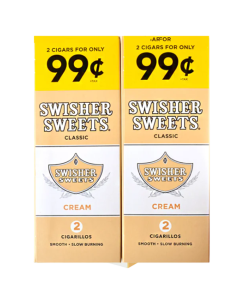 Swisher Sweets Cigarillos 2 for 99c - Cream1