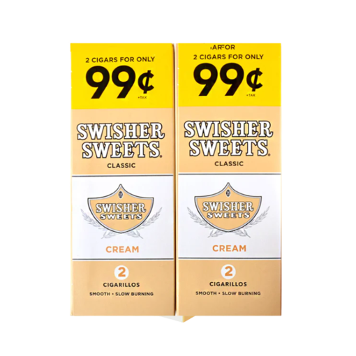 Swisher Sweets Cigarillos 2 for 99c - Cream1