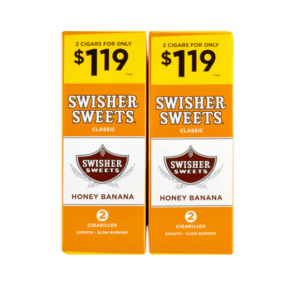 Swisher Sweets Cigarillos 2 for 99c - Honey Banana