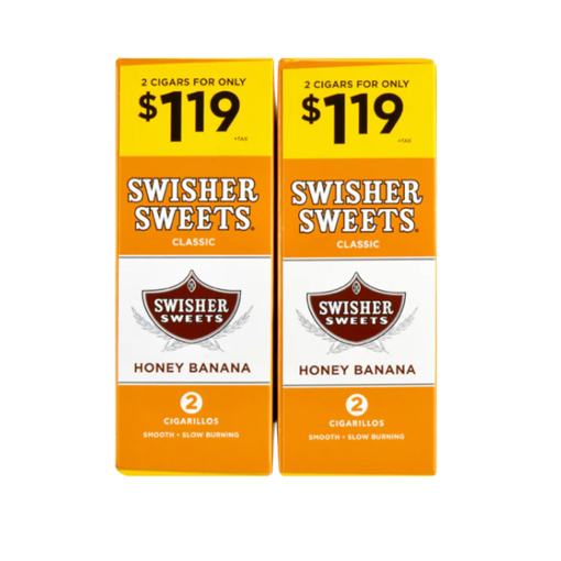 Swisher Sweets Cigarillos 2 for 99c - Honey Banana