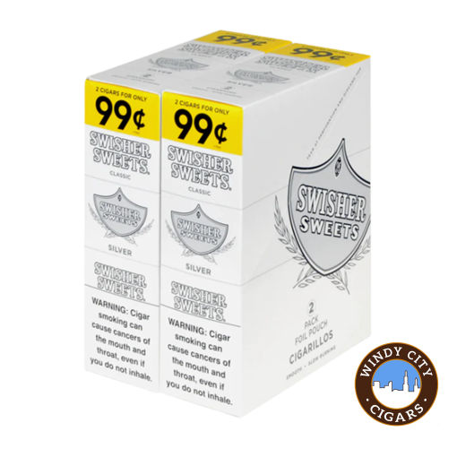 Swisher Sweets Cigarillos 2 for 99c - Silver