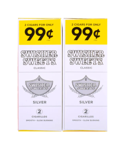 Swisher Sweets Cigarillos 2 for 99c - Silver