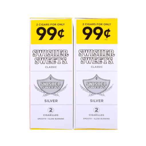 Swisher Sweets Cigarillos 2 for 99c - Silver