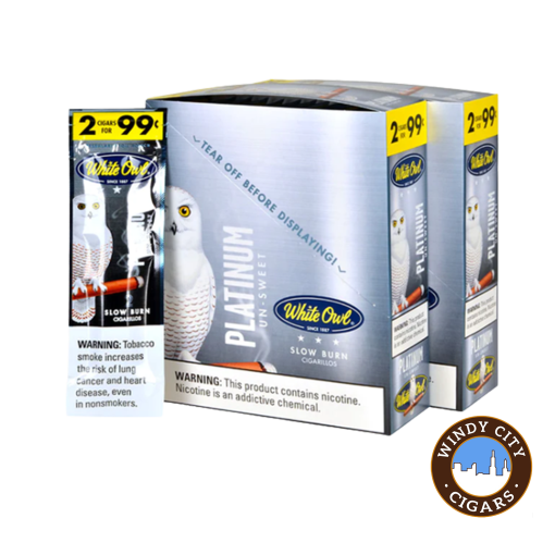 White Owl Cigarillos - Platinum 2 for 99