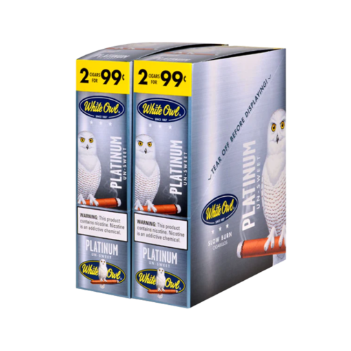 White Owl Cigarillos - Platinum 2 for 99