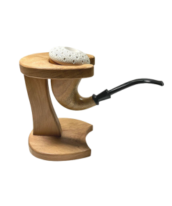 Wood Pipe 1 Stand Calabash