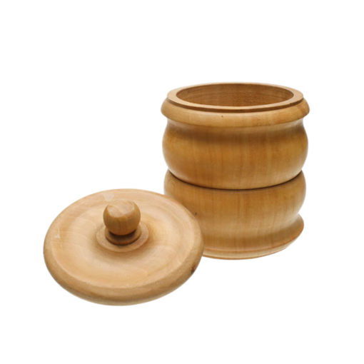 Wood Pipe 6 Rack & Jar