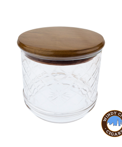 Woodmere Jar Teak Glass