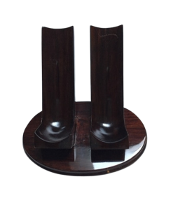 Woodmere Pipe 2 Rack Walnut