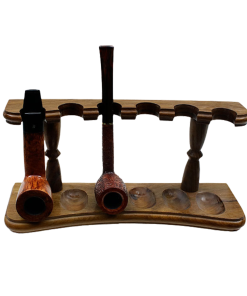 Woodmere Pipe 6 Rack Open Teak