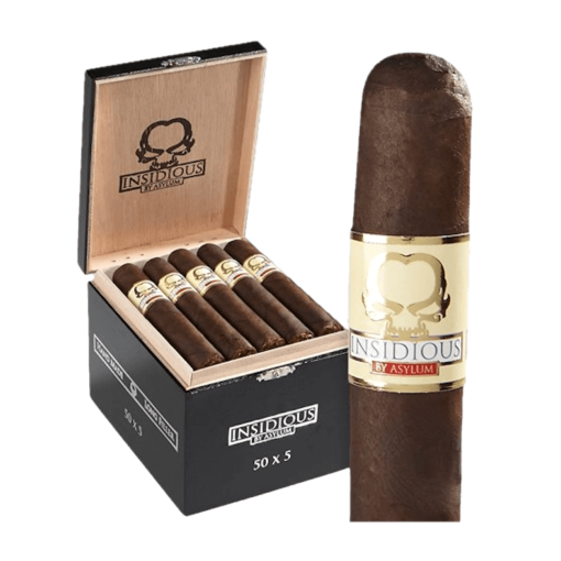 Asylum Insidious Maduro Cigars (50X5) - Box of 25