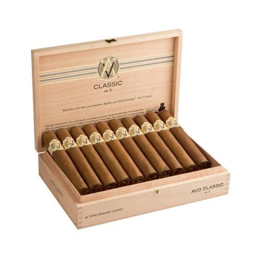 Avo Classic #6 Cigars (6 X 60) - Box of 20Avo Classic #6 Cigars (6 X 60) - Box of 20