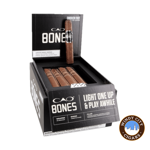 CAO Bones Chicken Foot Cigars (5 X 54) - Box of 20