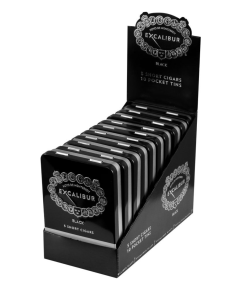 Excalibur Black Shorts Cigars 10/5 (4X38)