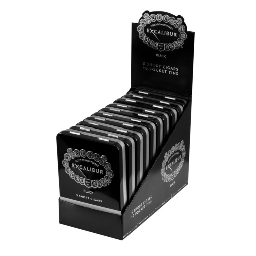 Excalibur Black Shorts Cigars 10/5 (4X38)