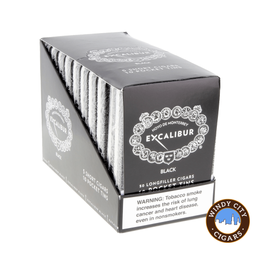 Excalibur Black Shorts Cigars 10/5 (4X38)