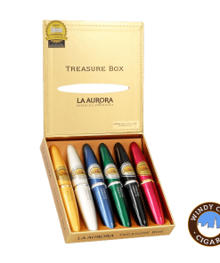 La Aurora Preferido Doble Figurado Treasure Box Cigars (5X54) - Box of 6