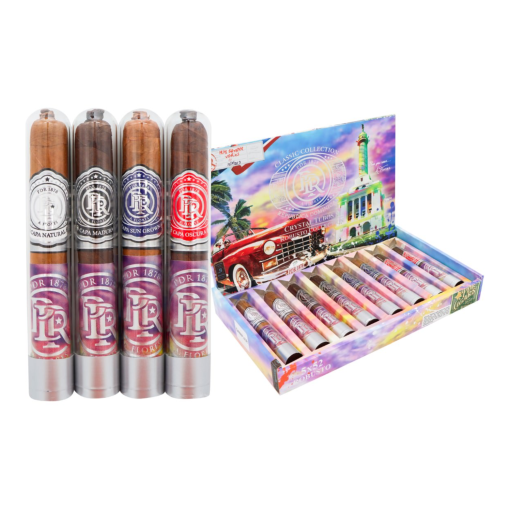 PDR 1878 Robusto Crystal Tubos Cigars Sampler 8 (5x52)