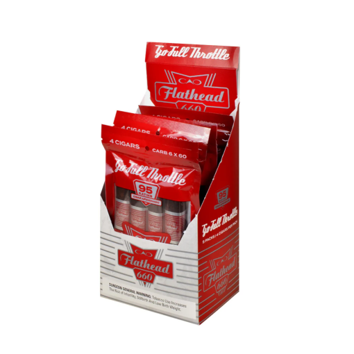 CAO Flathead Full Throttle Cigars (6 X 60) - Pack of 4