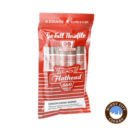 CAO Flathead Full Throttle Cigars (6 X 60) - Pack of 4