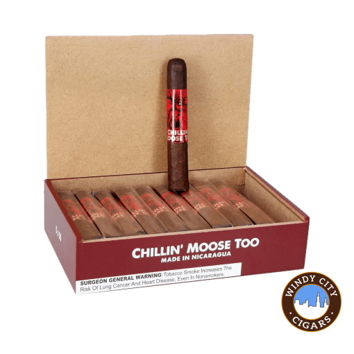 Chillin Moose Too Robusto Cigars (5 X 50) - Box of 20