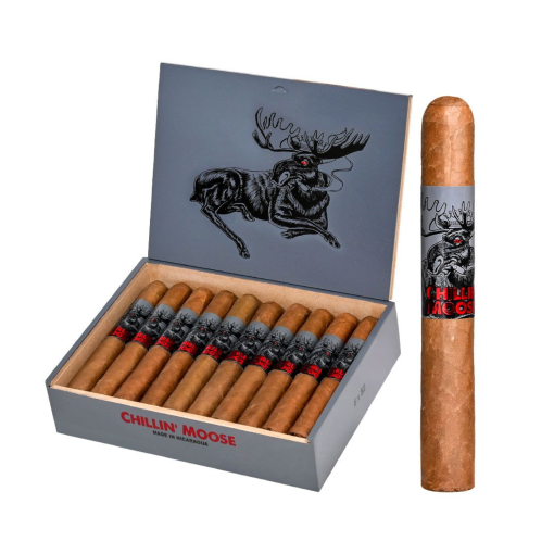 Chillin Moose Toro Cigars (6 X 52) - Box of 20