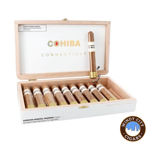 Cohiba Connecticut Robusto Tubo Cigars (5 X 50) - Box of 10