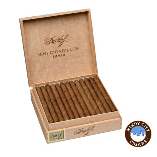 Davidoff Mini Cigarillos Silver (3 1/2 X 15) - Box of 50