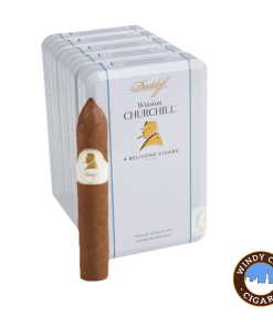 Davidoff Winston Churchill Belicoso Cigars (4 1/2 X 46) - 5/4