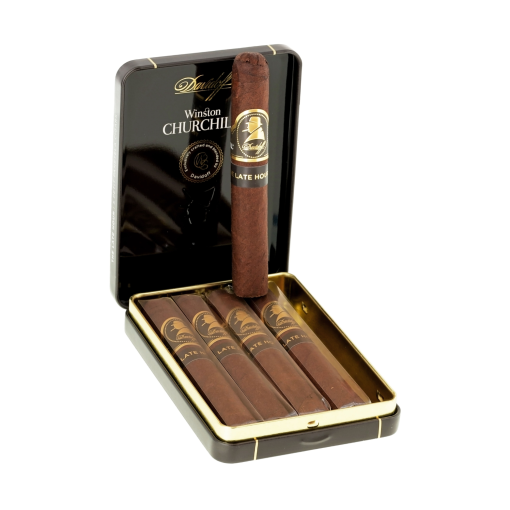 Davidoff Winston Churchill Late Hour Petit Panatela Cigars (4 X 38) - 5/5