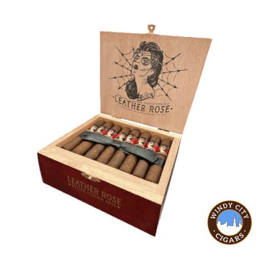 Deadwood Leather Rose Petite Corona Cigars (4 X 43) - Box of 24