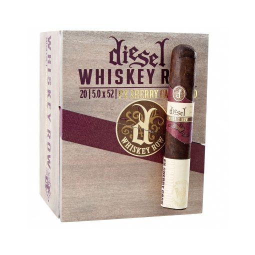 Diesel Whiskey Row Sherry Cask Robusto Cigars (5 X 52) - Box of 20